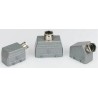 TE Connectivity Heavy Duty Power Connector Hood Aluminium Body 2 Lever Locking IP65 HE Series 1-1102289-6