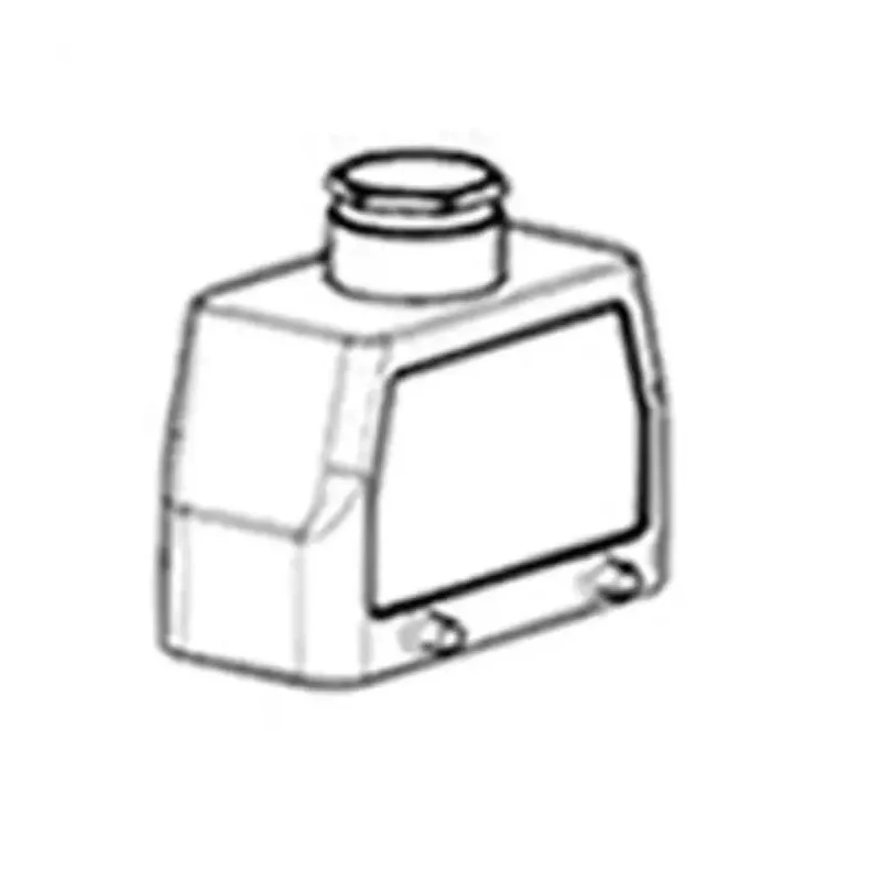 TE Connectivity HE Range Heavy Duty Power Connector Hood Surface Mount Aluminium IP65 2 Lever Thread Size PG21 1-1102293-6