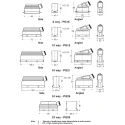 TE Connectivity HE Range Heavy Duty Power Connector Hood Surface Mount Aluminium IP65 2 Lever Thread Size PG21 1-1102293-6