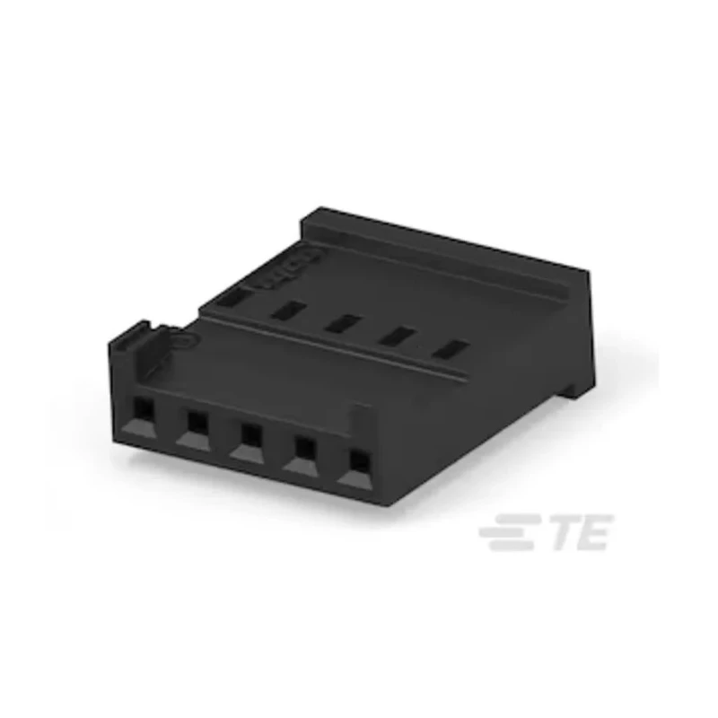 TE Connectivity AMPMODU HE13/HE14 Female Connector Housing 2.54 mm Pitch 5 Way 1 Row Straight 281838-5