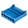TE Connectivity AMPMODU HE13/HE14 Female Connector Housing 2.54 mm Pitch 6 Way 1 Row Straight 281838-6