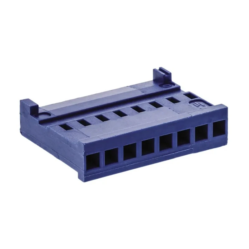 TE Connectivity AMPMODU HE13/HE14 Female Connector Housing 2.54 mm Pitch 8 Way 1 Row Straight 281838-8