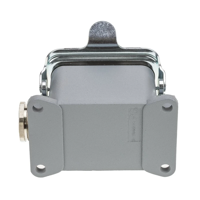 TE Connectivity HE Range Heavy Duty Power Connector Housing Surface Mount Base IP65 PG16 Thread Size 3 HE Series 1-1102248-2