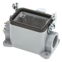 TE Connectivity HE Range Heavy Duty Power Connector Housing Surface Mount Base IP65 PG16 Thread Size 3 HE Series 1-1102248-2