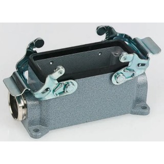 TE Connectivity HE Range Heavy Duty Power Connector Housing Surface Mount Base Die Cast Aluminium IP65 1-1102298-1