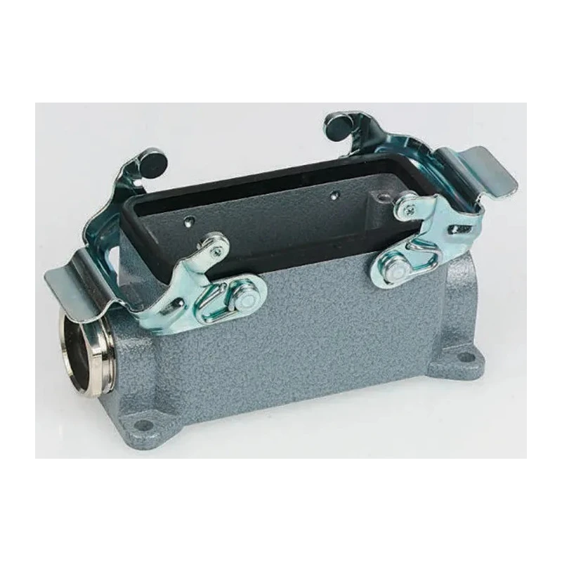 TE Connectivity HE Range Heavy Duty Power Connector Housing Surface Mount Base Die Cast Aluminium IP65 1-1102298-1