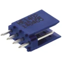 Wurth Elektronik TE Connectivity AMPMODU HE14 Series Straight Through Hole Shrouded PCB Header 4 Contacts 2.54 mm Pitch HE14