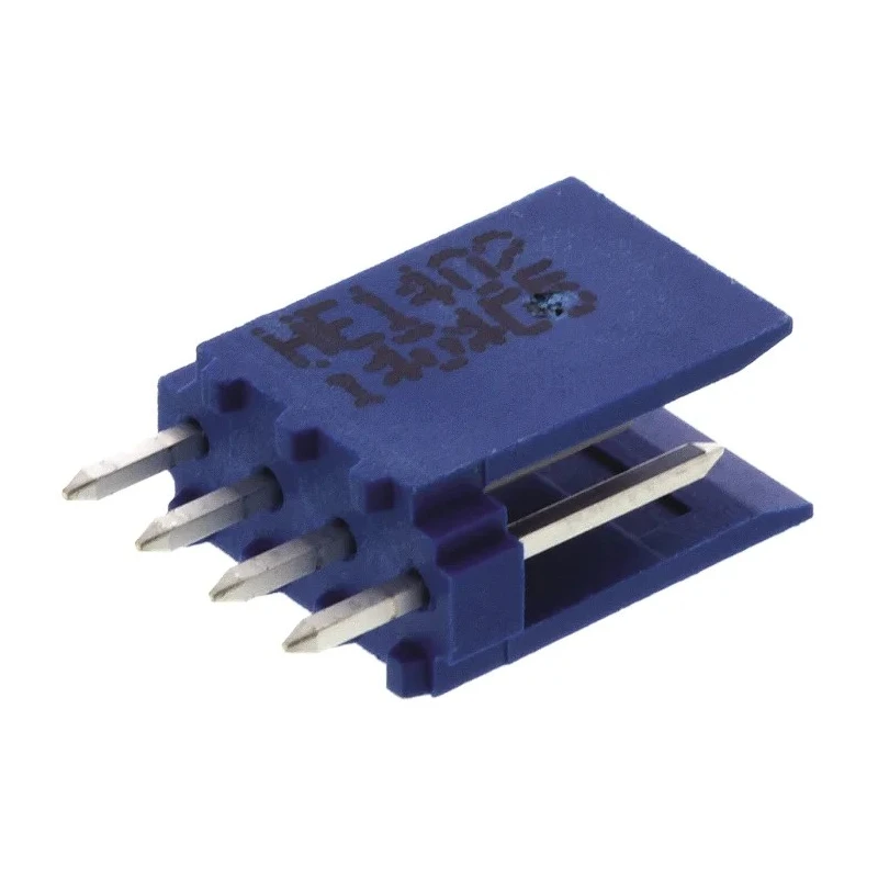Wurth Elektronik TE Connectivity AMPMODU HE14 Series Straight Through Hole Shrouded PCB Header 4 Contacts 2.54 mm Pitch HE14