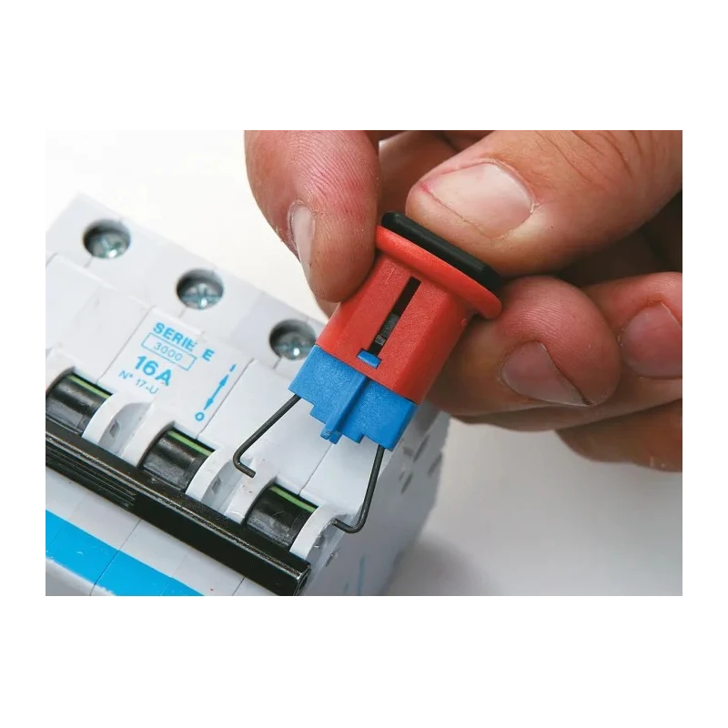 Brady Red 1-Lock Lockout Glass Reinforced Nylon Miniature Circuit Breaker Switch Lockouts 7.14mm 090847