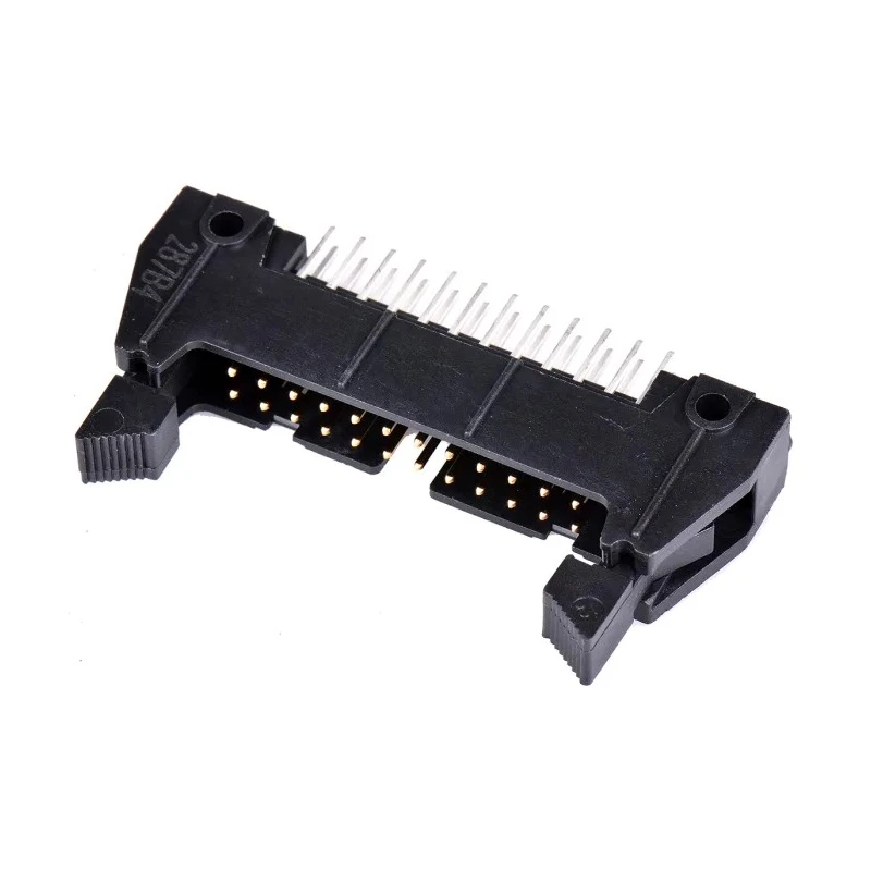 3M 3000 Series Straight Through Hole Shrouded PCB Header 24 Contacts 2.54mm Pitch 2 Row N3627-6202RB