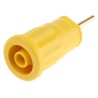 Hirschmann Test & Measurement Yellow Female Test Socket, Solder Termination, 1000 V AC/DC, 24A, Gold Plating 972 363-103