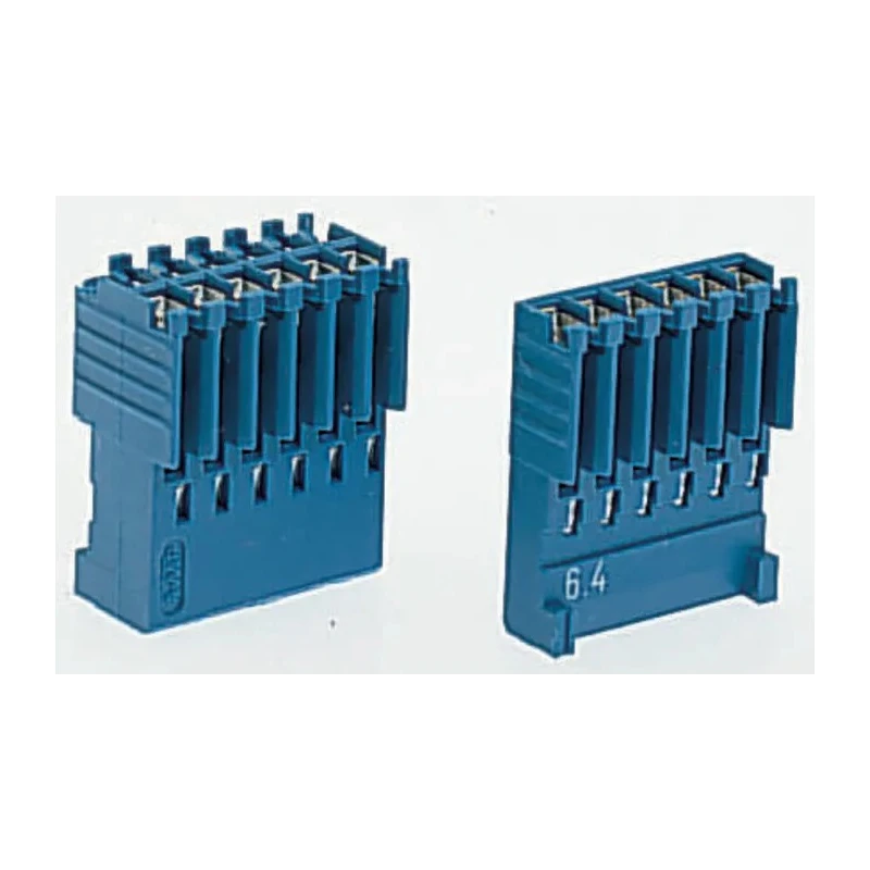 TE Connectivity AMPMODU HE14 Female Connector Housing 2.54 mm Pitch 16 Way 2 Row Straight HE14