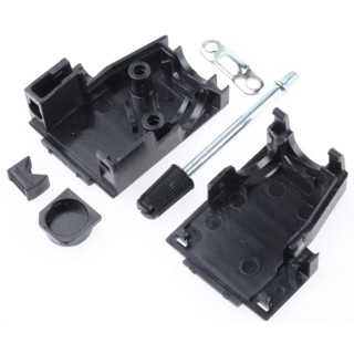 Amphenol Communications Solutions 9 Way Straight Panel Mount D-Sub Connector Male L717D E09P ST2