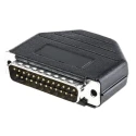 Amphenol Communications Solutions D-ST 25 Way Straight Cable D-Sub Connector Male 300V 7.5A L717D B25P ST1