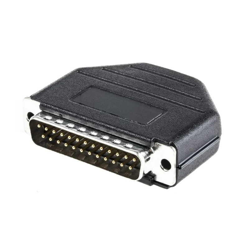Amphenol Communications Solutions D-ST 25 Way Straight Cable D-Sub Connector Male 300V 7.5A L717D B25P ST1
