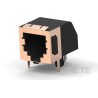 TE Connectivity 5555140 Series RJ25 Shielded Right Angle Female Modular Jack Connector Through Hole 1 Port 6 Way RJ25