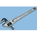 Facom 60 mm Jaw Capacity Pipe Wrench, 450 mm Overall Length, Metal Handle, Chrome Finish 135A.18