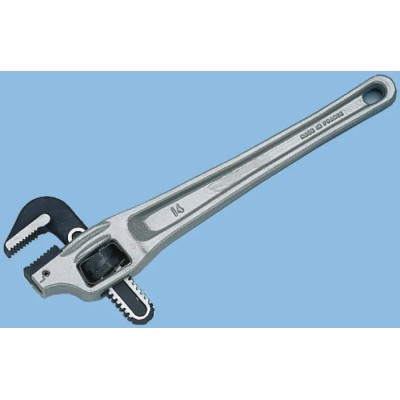 Facom 60 mm Jaw Capacity Pipe Wrench, 450 mm Overall Length, Metal Handle, Chrome Finish 135A.18