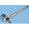 Facom 60 mm Jaw Capacity Pipe Wrench, 450 mm Overall Length, Metal Handle, Chrome Finish 135A.18