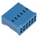 TE Connectivity AMPMODU HE13/HE14 Female Connector Housing 2.54 mm Pitch 6 Way 2 Row Straight 281839-6