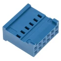 TE Connectivity AMPMODU HE13/HE14 Female Connector Housing 2.54 mm Pitch 6 Way 2 Row Straight 281839-6