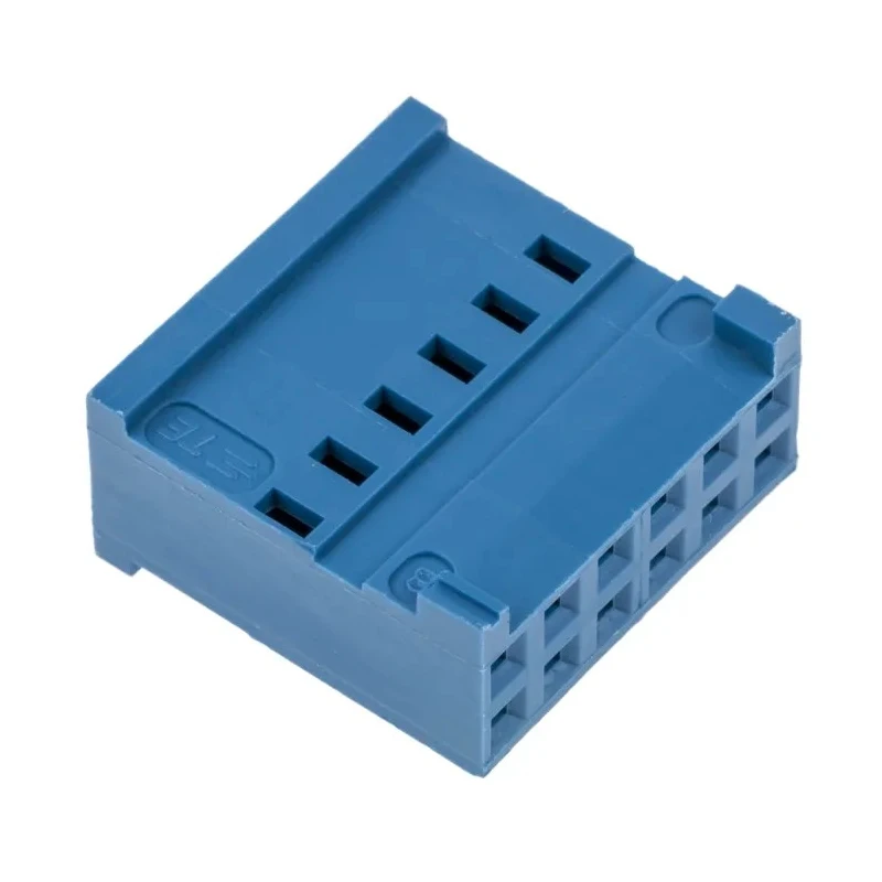 TE Connectivity AMPMODU HE13/HE14 Female Connector Housing 2.54 mm Pitch 6 Way 2 Row Straight 281839-6