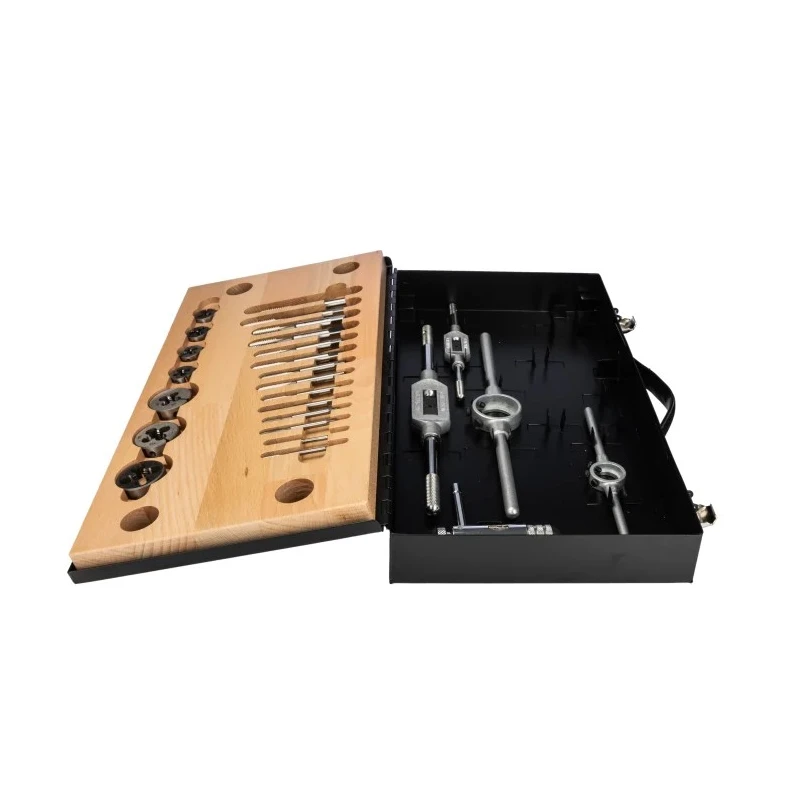 RS PRO 18-Piece HSS Thread Tap & Die Set M3-M12 Taps and Dies Professional Workshop Tool Set 300-7442