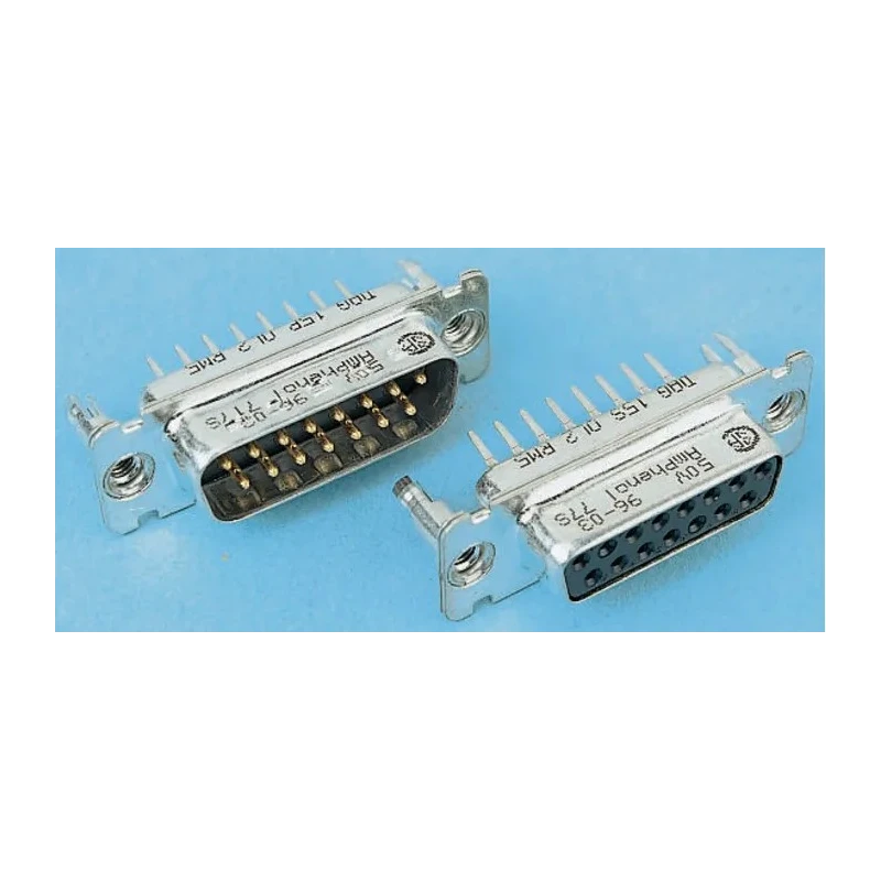 Amphenol Communications Solutions 25 Way Straight 2.77 mm Pitch Panel Mount Male D-Sub Connector 250V 5A L717SD