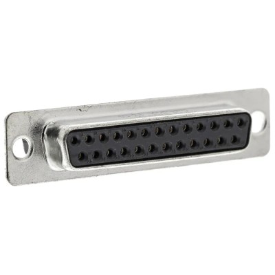 Amphenol Communications Solutions 25 Way Straight 2.76 mm Pitch Cable D-Sub Connector Female L77D B25S ST