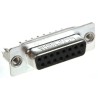 Amphenol Communications Solutions 15 Way Straight 2.74 mm Pitch Panel Mount D-Sub Connector, 5A, Female, Thermoplastic L77SD