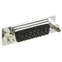 Amphenol Communications Solutions 15 Way Straight 2.74 mm Pitch Panel Mount D-Sub Connector, 5A, Female, Thermoplastic L77SD