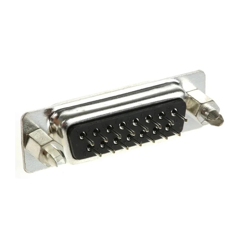 Amphenol Communications Solutions 15 Way Straight 2.74 mm Pitch Panel Mount D-Sub Connector, 5A, Female, Thermoplastic L77SD
