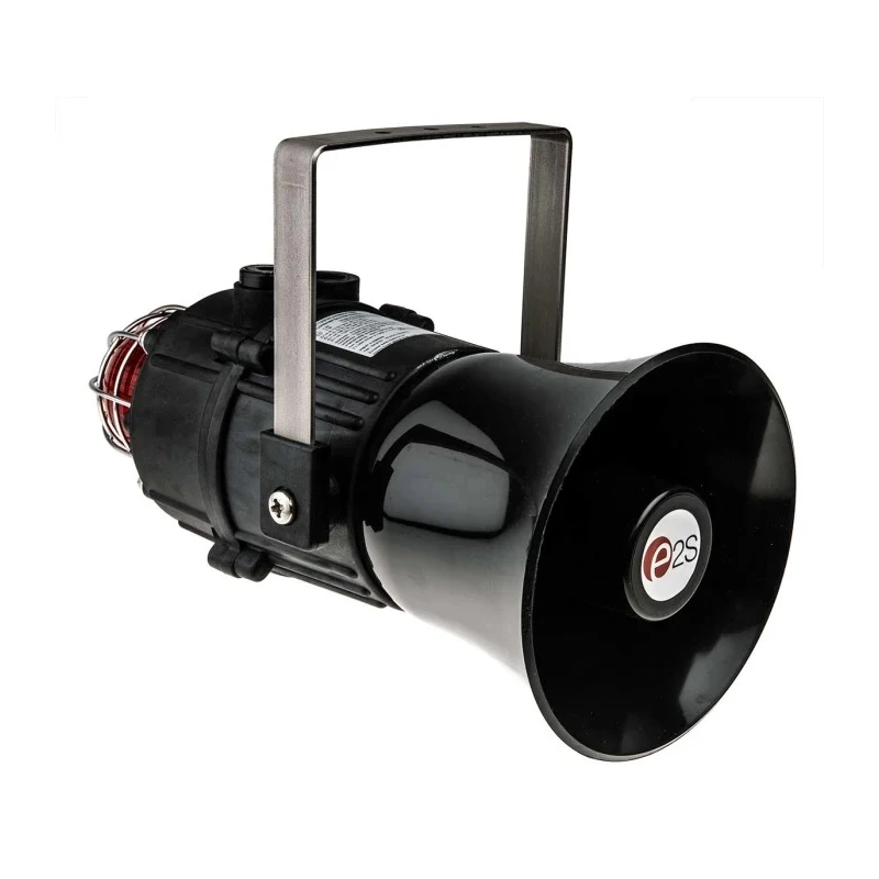 e2s E2xC1X05F Series Red Sounder-Beacon Combination IP66 230V AC Electronic Horn E2XC1X05FAC230B1R1B/A