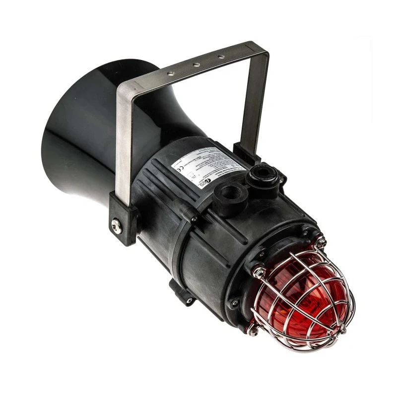 e2s E2xC1X05F Series Red Sounder-Beacon Combination IP66 230V AC Electronic Horn E2XC1X05FAC230B1R1B/A
