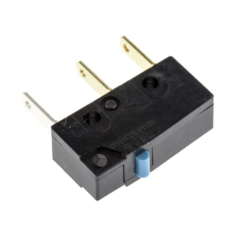 Omron Subminiature Pin Plunger Micro Switch with Tab Terminal, 5A, 250V AC, 30V DC, SPDT, IP40 SSG-5T