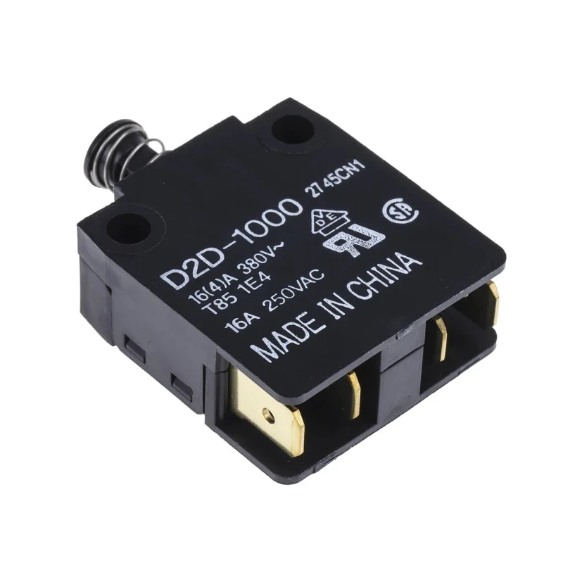 Omron Door Micro Switch Plunger SPST-NO SPST-NC 16A 250V AC IP40 -25°C to 85°C D2D-1000