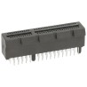Amphenol ICC PCIe Series Straight Edge Connector Female, Through Hole Mount, 164-Contacts, 2 mm Pitch, 2 10018783-10113TLF