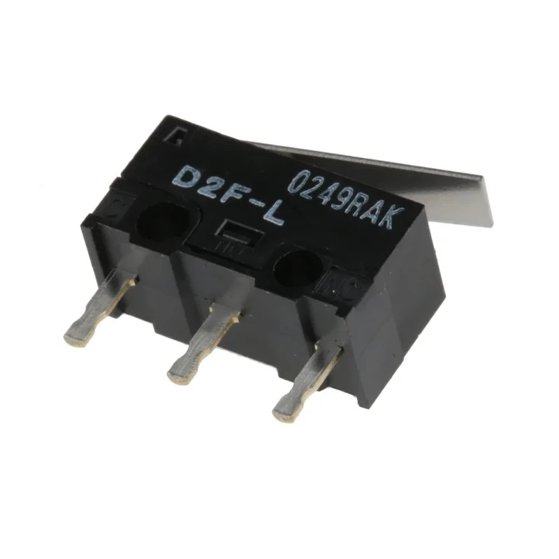 Omron Ultra Sub-Miniature Hinge Lever Micro Switch, PCB Terminal, 3A 30V dc, SPDT, IP40 D2F-L
