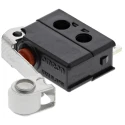Omron Roller Lever Micro Switch, Solder Terminal, 100mA Current, 30 V DC, SPDT Contact Configuration, IP67 D2JW-01K21