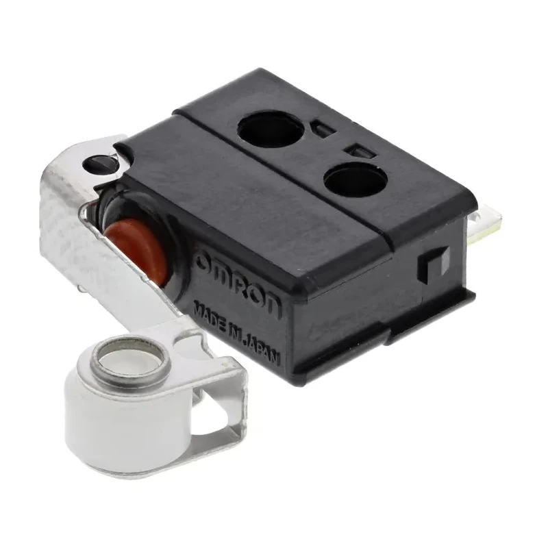 Omron Roller Lever Micro Switch, Solder Terminal, 100mA Current, 30 V DC, SPDT Contact Configuration, IP67 D2JW-01K21