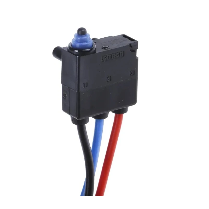 Omron Pin Plunger Micro Switch, Pre-Wired Terminal, 2A Current, SPDT Contact Configuration, IP67 Rated D2HW-BR201M