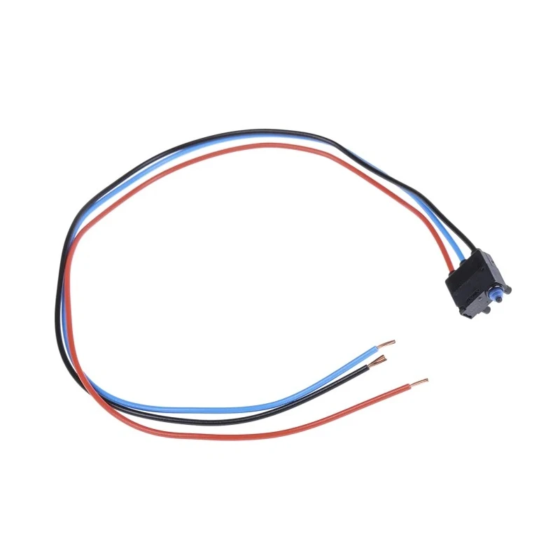 Omron Pin Plunger Micro Switch, Pre-Wired Terminal, 2A Current, SPDT Contact Configuration, IP67 Rated D2HW-BR201M