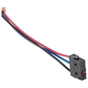 Omron Pin Plunger Micro Switch, Pre-Wired Terminal, 3A, 250V AC, 30V DC, SPDT, IP67 D2SW-3M