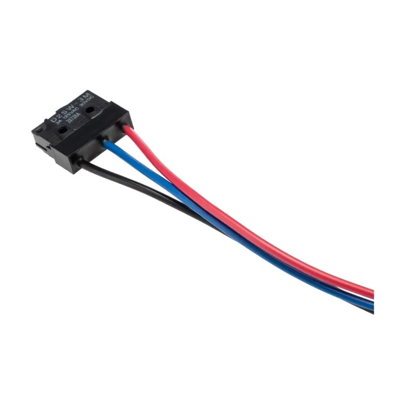 Omron Pin Plunger Micro Switch, Pre-Wired Terminal, 3A, 250V AC, 30V DC, SPDT, IP67 D2SW-3M