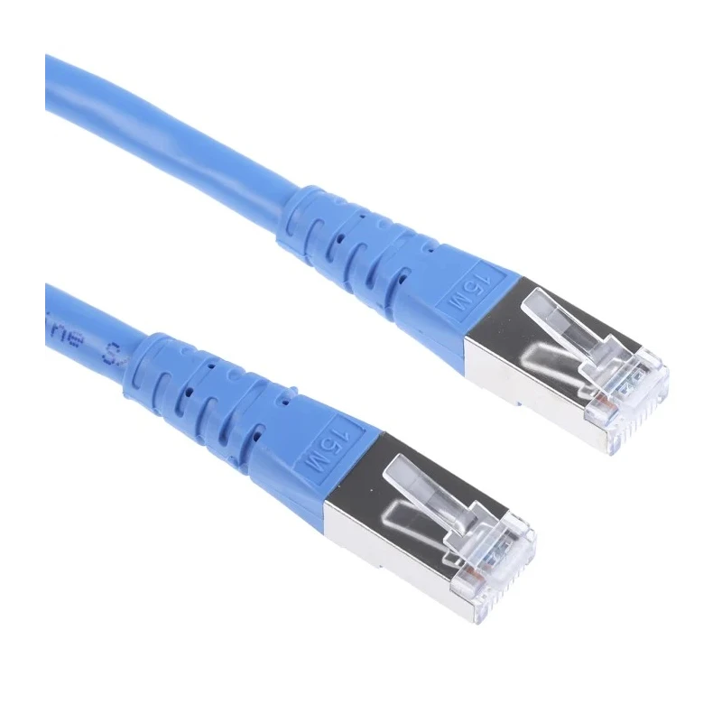 Roline Shielded Cat6 Ethernet Cable 8 Core, Blue, 15 m, Shielded PVC Cat6