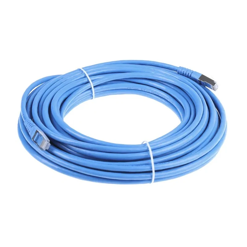 Roline Shielded Cat6 Ethernet Cable 8 Core, Blue, 15 m, Shielded PVC Cat6