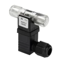 Gems Sensors FT-210 Series Turbine Flow Sensor for Liquid, 0.026gal/m Min, 0.65gal/min Max, Nylon 12 Housing, 24V 212460E