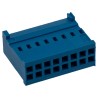 TE Connectivity AMPMODU HE13/HE14 Female Connector Housing 2.54 mm Pitch 16 Way 2 Row Straight 281839-8