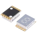 Kingbright 1 Digit 7 Segment Red LED Display Cathode 30mcd Luminous Intensity Right Side Decimal Orientation KCSC02-105