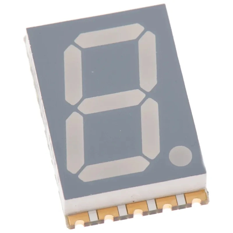 Kingbright 1 7 Segment LED Display Anode Red 44mcd Right Side 14.2mm KCSA56-105